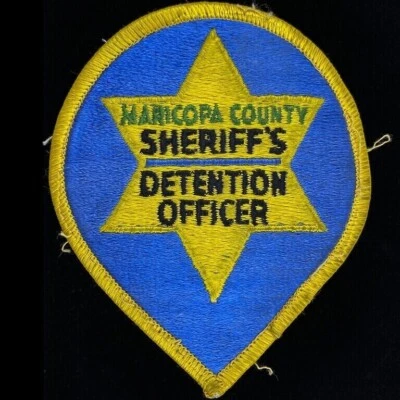 Maricopa County Arizona DO Detention Officer Sheriffs Office MCSO Patch - Image 1 of 2