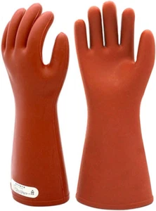 Electrical Insulated Rubber Gloves Electrician 12KV High Voltage Safety Prote... - Picture 1 of 12
