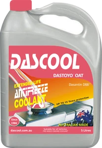 Refrigerante de motor rosa premezclado vida prolongada orgánico 5 litros para Ford - Imagen 1 de 1