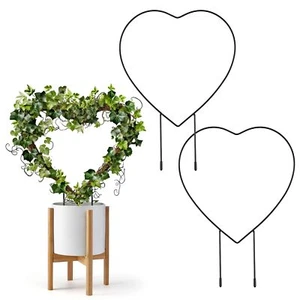 2 PCS Small Trellis for Potted Plants Outdoor Indoor Metal Stackable Garden T... - Picture 1 of 8