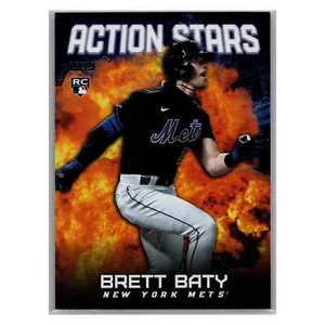 Rookie Baseball Card | AS-11 Brett Baty - Action Stars - 2023 Topps Update - Picture 1 of 2