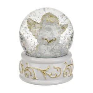 Schüttelkugel Engel goldene Ranke Schneekugel Glitzerkugel Traumkugel Glaskugel - Bild 1 von 1