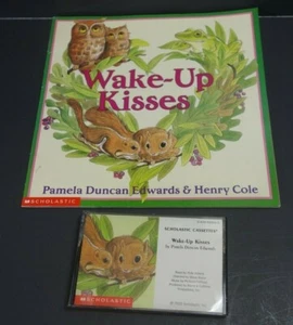 Scholastic Wake-Up Kisses Pamela Edwards Book and Cassette Tape 2003 - Picture 1 of 4