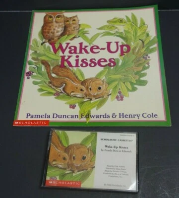 Scholastic Wake-Up Kisses Pamela Edwards Book and Cassette Tape 2003 - Image 1 of 4