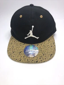 Air Jordan Cement Elephant Black Gold  Jumpman Hat Snapback Cap Youth Max 9 1/2 - Picture 1 of 7