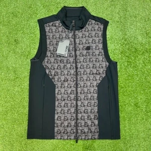 G/FORE Golf Water/Wind Resistant Full Zip Vest Onyx Men's Size Medium NWT - Picture 1 of 7