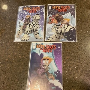 Menge 3: LÖWEN TIGER UND BÄREN #1A, 1B, 2 ERSTDRUCK 2006 BILD COMICS SEHR GUTER ZUSTAND - Bild 1 von 5