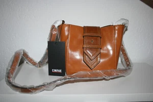 CINQUE Mini Bag Gabriella, Cross-Body, Cognac, Echtleder, NEU mit Etikett - Bild 1 von 10