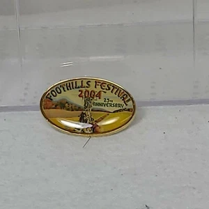 Vintage 2004  Foothills Festival Albany Kentucky Lapel Pin "25 Anniversary" - Picture 1 of 1