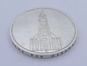 Tercer Reich 5 Reichsmark moneda de plata 1935 E - Garrisonkirche - Imagen 1 de 2