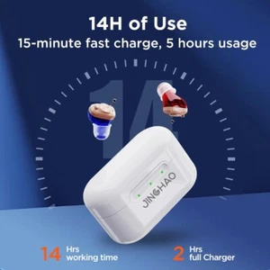 JINGHAO Hearing Aids Amplify for Seniors Rechargeable Hearing Amplifier in the E - Picture 1 of 7