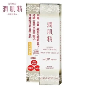 KOSE JUNKISEI WHITE PRIME BRIGHT UP DAY ESSENCE UV SPF50+ PA++++ 40ml 潤肌精UV潤色隔離乳 - Picture 1 of 3