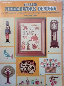 Leisure Arts Handarbeit Designs 100+ Farbkarte Haube Amish Katze Schmetterling Bauernhof - Bild 1 von 12