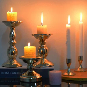 Candle Holders Classic Royal Styling For Pillar Candles Decorative Accessory - Picture 1 of 15
