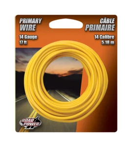 Coleman Kabel 55670833 gelb 14 AWG PVC-Litze Kupfer Primärkabel 17 Fuß - Bild 1 von 1