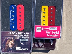 Seymour Duncan Jason Becker Perpetual Burn blau/pink und SH-2n Jazz gelb/rot - Bild 1 von 1
