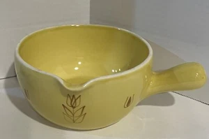 Vintage Cameron Pottery Company Casserole Dish With Long Handle 6” Across - Picture 1 of 6