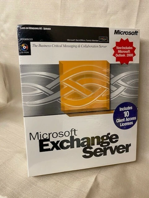 Microsoft Exchange Server 5.5 with Outlook 2000_10 Client Access Licenses - Image 1 of 4