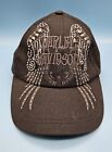 Harley Davidson Womans Hat One Size Black with Angle Wings