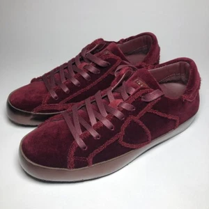 Philippe Model Paris Laminé Velour Bordeaux Sneaker UK 4,5 Karton Neu Unisex - Bild 1 von 4