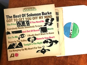 SOLOMON BURKE The Best Of... LP Vinyl ATLANTIC Records 1965 Rare Funk Soul origi - Foto 1 di 2