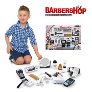 Kinder vortäuschen Spielset Friseurladen Spielzeug Mode Haarschnitt Salon Set Lernspielzeug - Bild 1 von 11
