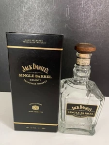 08-13-2010 Jack Daniel's Single Barrel Select EMPTY Bottle and Tin Box - Imagen 1 de 6