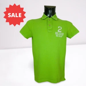 Hollister mens polo top cotton size S-M ( LABEL S) gc ..a - Picture 1 of 6