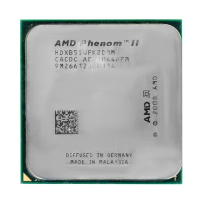 AMD Phenom II X2 B55 HDXB55WFK2DGM 3GHz LGAAM2 + AM3 - Immagine 1 di 2