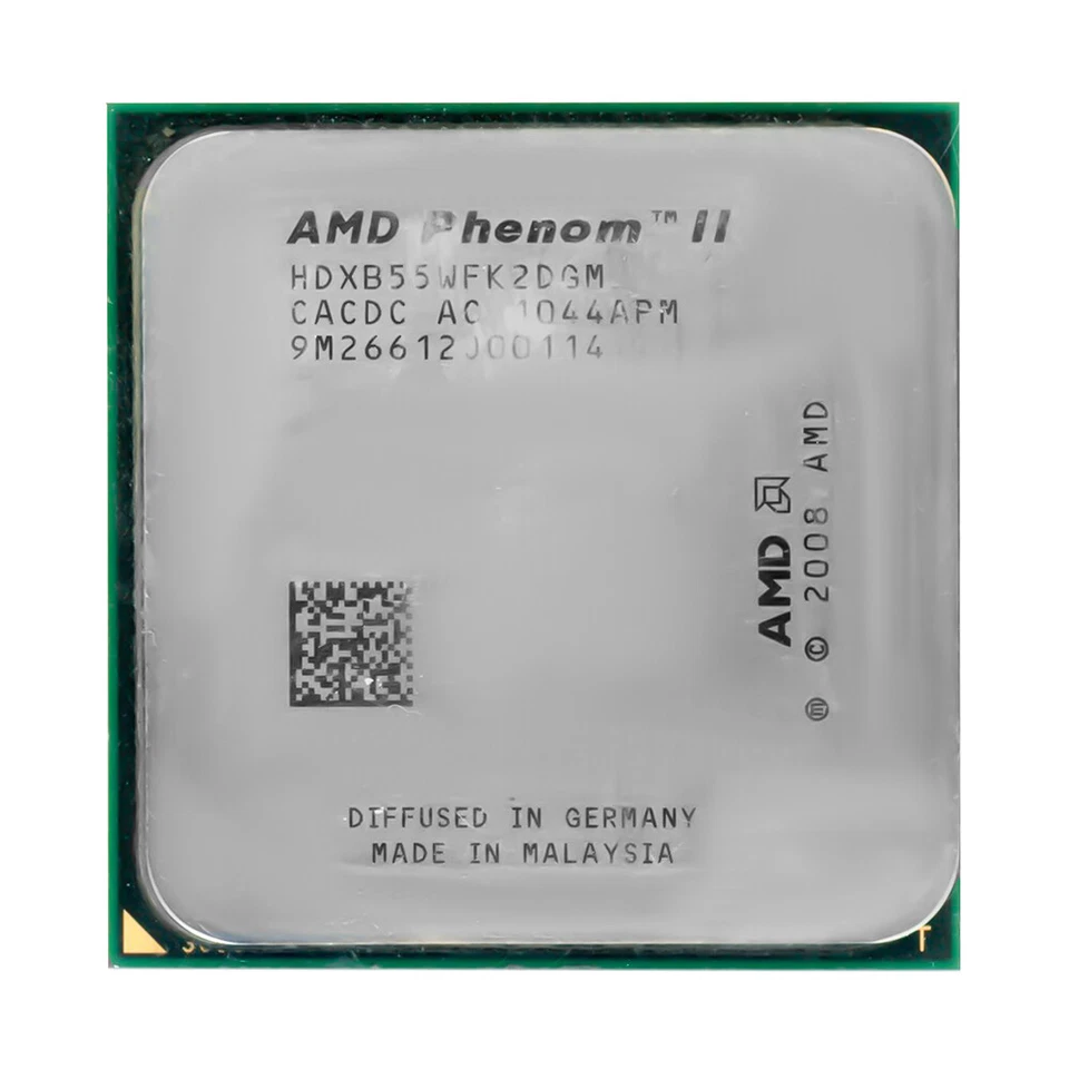 AMD Phenom II X2 B55 HDXB55WFK2DGM 3GHz LGAAM2+AM3 - Image 1 of 2