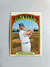 1972 Topps set break # 415 Cookie Rojas - Kansas City Royals combo shipping VGEX