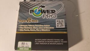 PowerPro Super 8 Slick Braid 15lb 300 yards Aqua Green - 31100150300Q