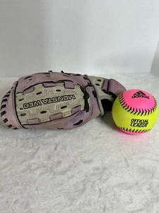 Guante de softbol Wilson Fast Pitch Cat Osterman 10" AO440 FPCAT 10-GPR Monsta Web - Imagen 1 de 5