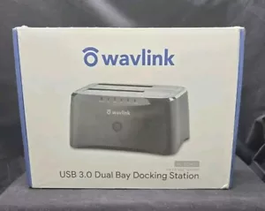 NEW WAVLINK USB 3.0 DUAL BAY DOCKING STATION - 2.5 & 3.5 HDD SSD - WL-ST342U - Picture 1 of 4