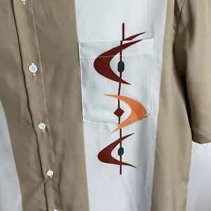 Kurzarmes Herrenhemd mit Knopfleiste Bowling kubanisch lässig Guayabera Strand XL - Bild 1 von 10