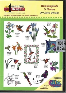 Amazing Designs - Hummingbirds & Flowers (CD-ROM) New - Picture 1 of 2