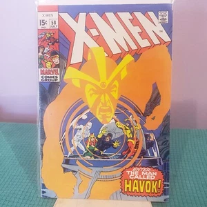 X-Men #58 Nice Copy Check Pics - 1st App Havok In Costume - Marvel Comics 1969 - Picture 1 of 14
