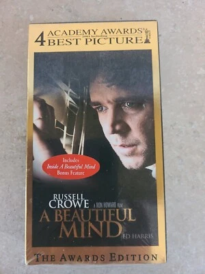 A Beautiful Mind The Awards Edition NEW Sealed VHS Russell Crowe Ed Harris - Image 1 of 4