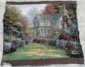 Vintage French Pictorial Tapestry Stunning Tapestry Wall Decor Tapestry 3x3ft - Picture 1 of 6