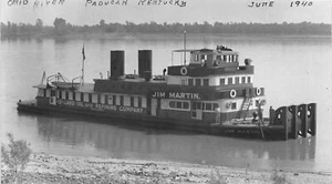 J56/ Snapshot Photograph Photo c1940s Ship Paducah Kentucky Jim Martin 66 - Picture 1 of 4
