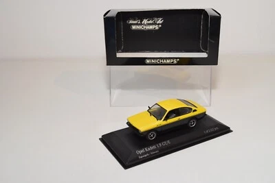 A45 1:43 MINICHAMPS OPEL KADETT C GT/E GTE 1973-77 GIALLO NERO COME NUOVO - Immagine 1 di 4