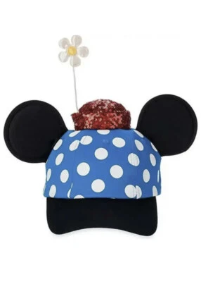 Disney Parks Authentic Minnie Mouse Ears Baseball Cap for Adults – Flower - Image 1 of 3