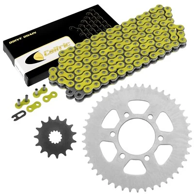 Drive Chain & Sprockets Kit for Kawasaki EX650 Ninja 650R 2006-2016 — 第 1/4 张图片