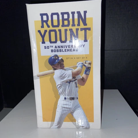HOF RobinMilwaukee Brewers Robin Yount bobblehead 50th Anniversary GA 7/11/2021 Cover