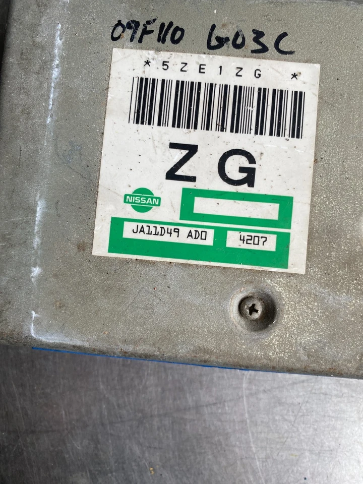 1994 94 NISSAN SENTRA 1.6L AT *ENGINE COMPUTER MODULE ECU ECM # JA11D49 AD0 - Image 1 of 1