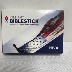Military BibleStick Audio Headphones Bible Player New Testament ESV With Battery - Picture 1 of 6