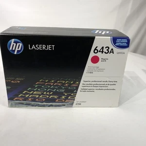 HP 643A (Q5953A) Tonerkassette Magenta für Laserjet 4700 ~ versiegelter Karton - Bild 1 von 6