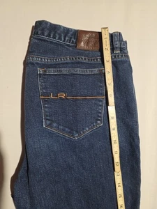 Ralph Lauren Lauren Jeans Damen 16W Blau Bündchen Ankle Relaxed Boyfriend Fit Jeans - Bild 1 von 19