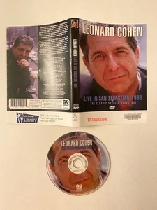 Leonard Cohen: Live in San Sebastian -(EX.-LIBRARY) DVD /Cover Art Only -NO CASE - Picture 1 of 6