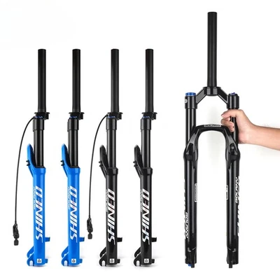 BOLANY MTB Air Fork 26 27.5 29Inch 120mm Travel Air Oil Suspension 9x100mm - Image 1 of 4